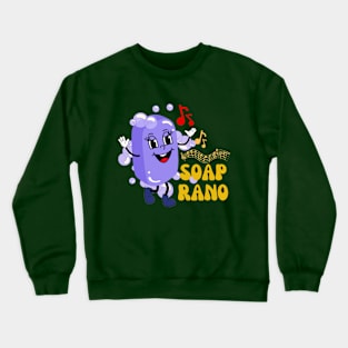 Soaprano Retro Soap Mascot Soprano Crewneck Sweatshirt